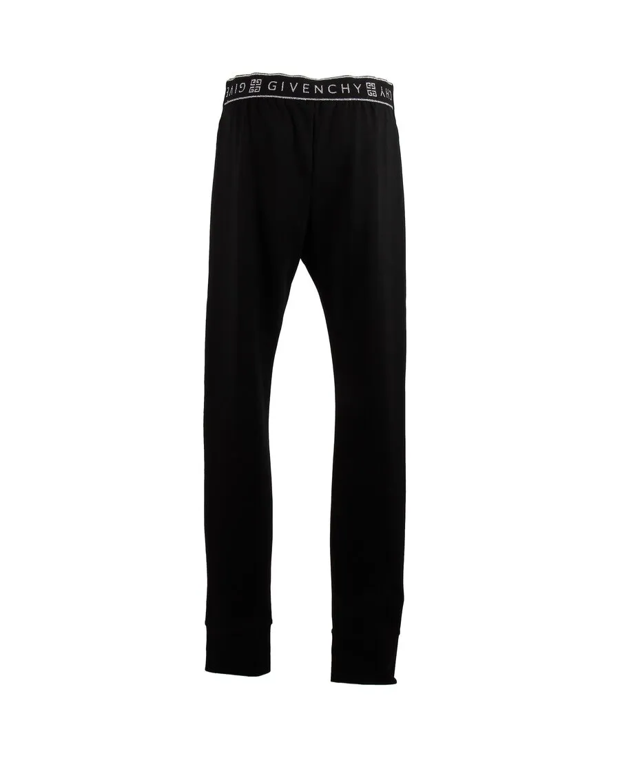 Logo High Waist Trousers