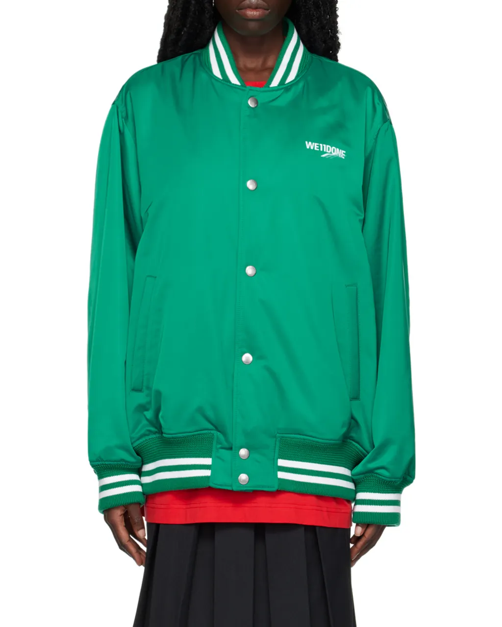 Logo-Print Bomber Jacket