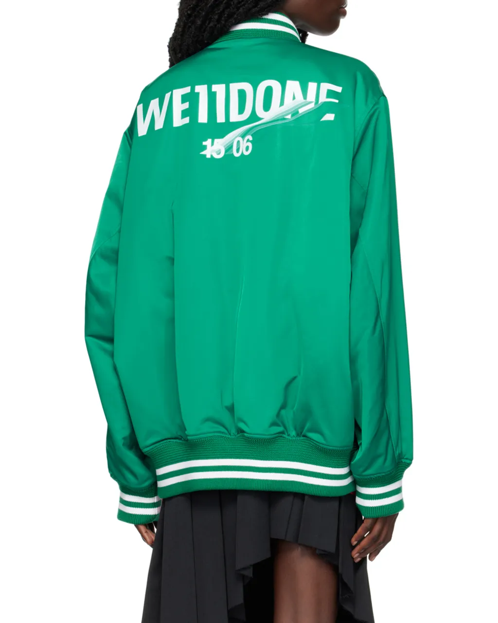 Logo-Print Bomber Jacket