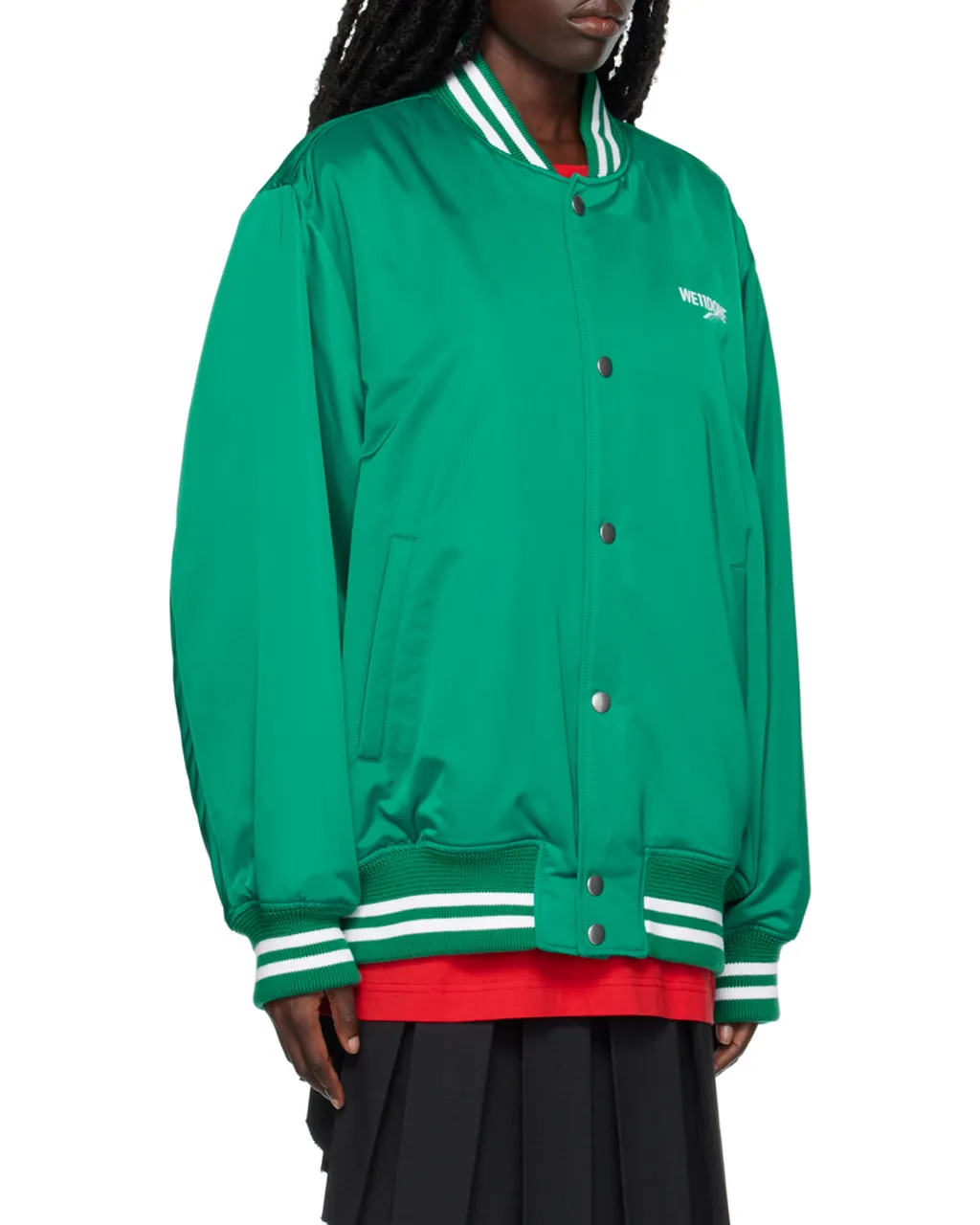 Logo-Print Bomber Jacket