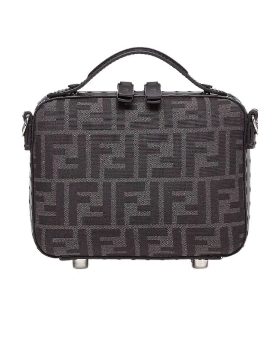 Fendi Ff Jacquard Zipped Mini Tote Bag