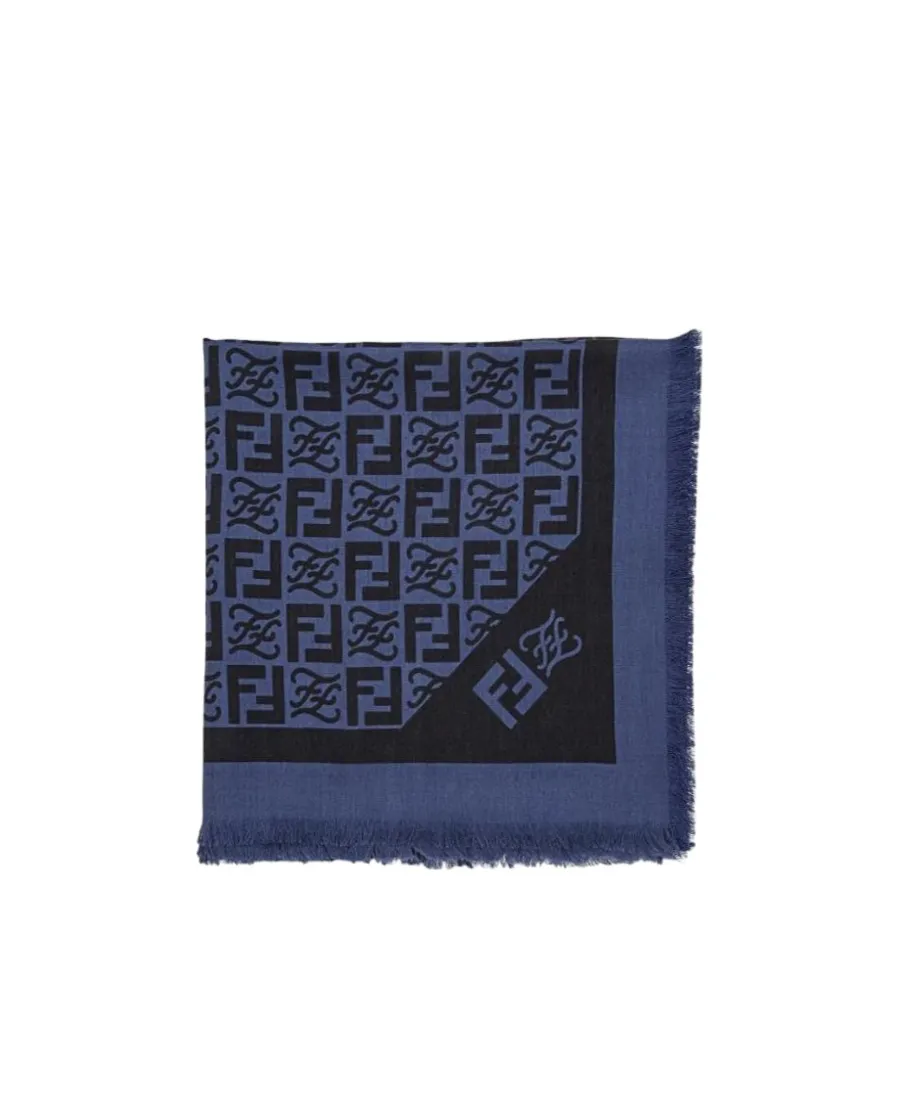 Monogram-Print Scarf