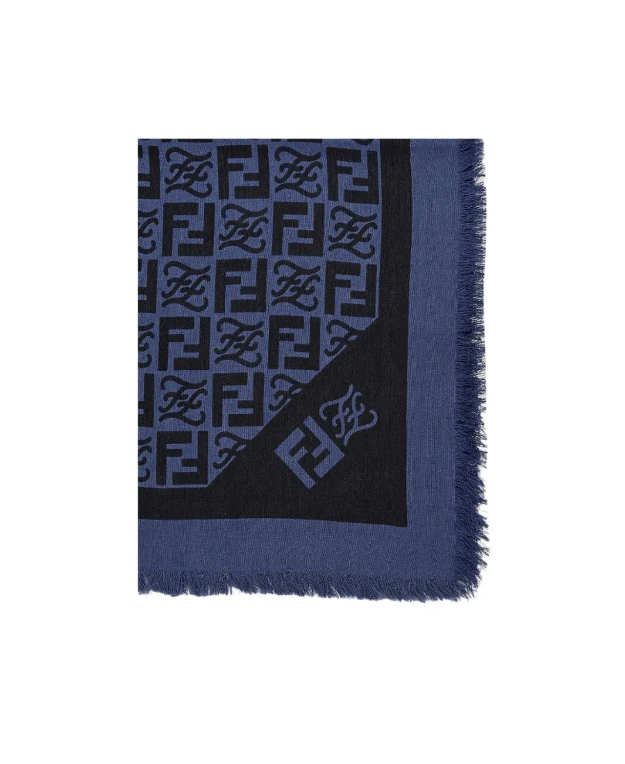 Monogram-Print Scarf