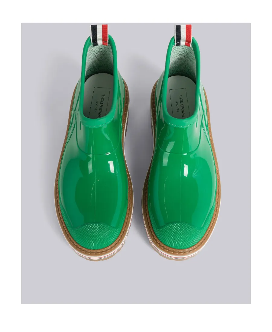 Thom Browne Round-Toe Slip-On Boots