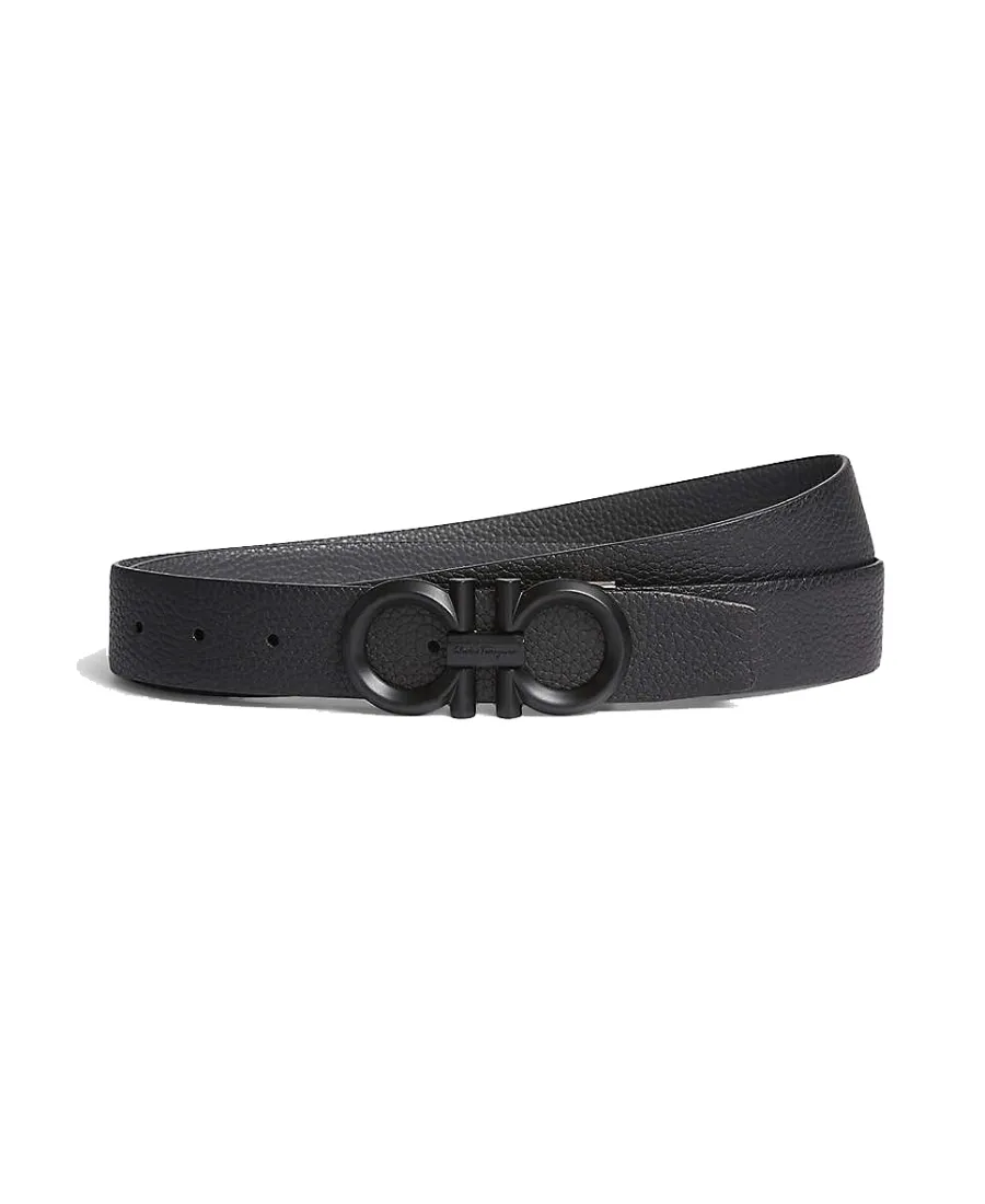 Salvatore Ferragamo Gancini Reversible Belt