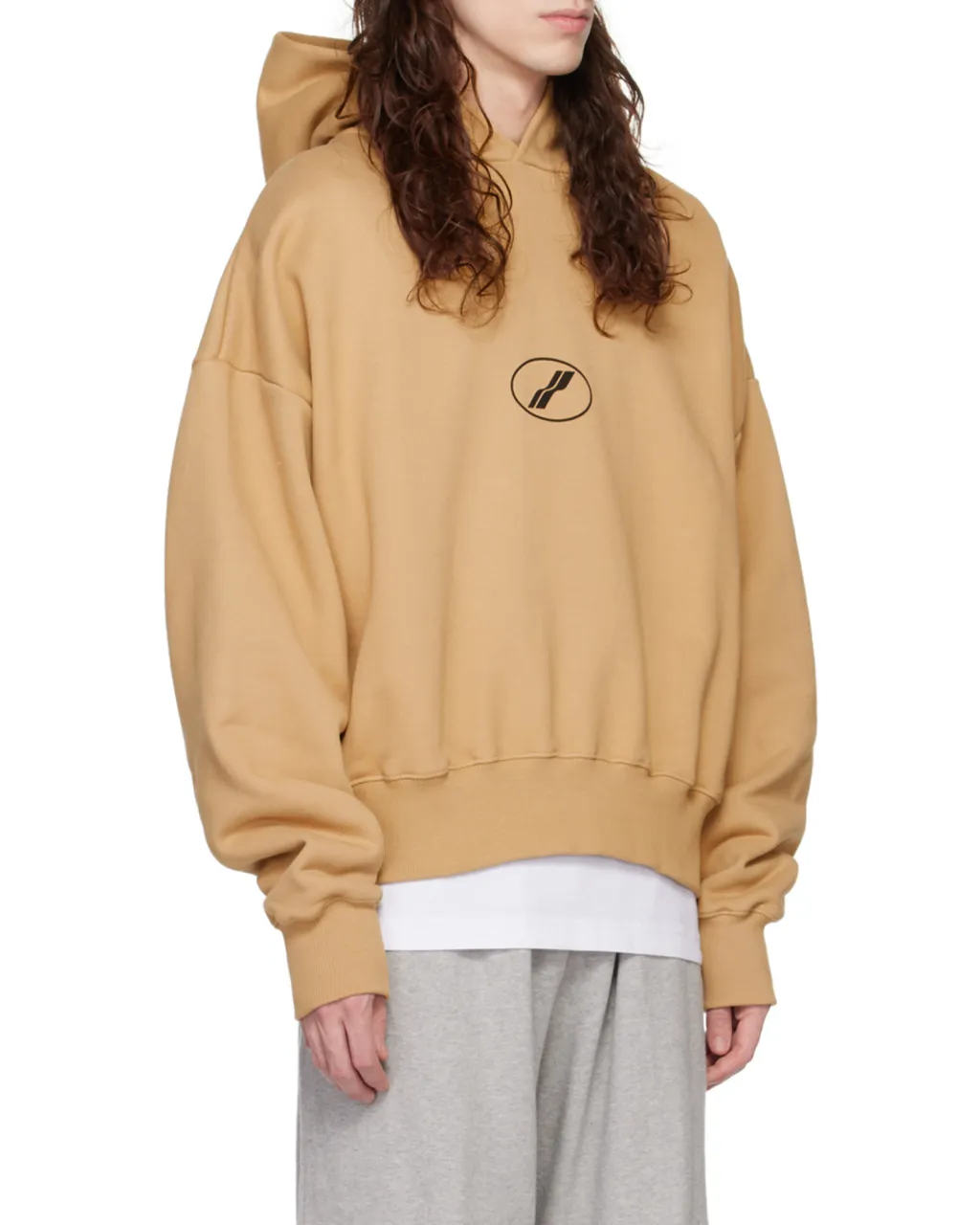 Logo Print Cotton Hoodie