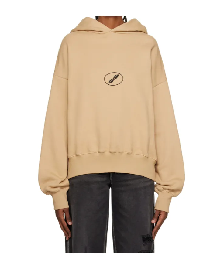 Logo Print Cotton Hoodie