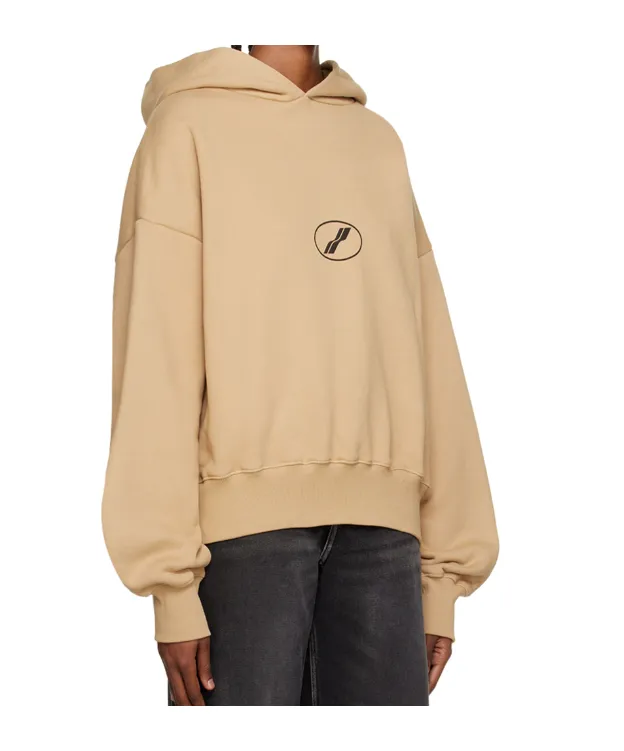 Logo Print Cotton Hoodie