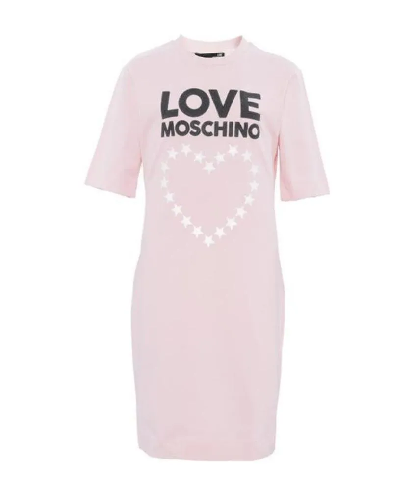 Logo Pattern T-Shirt Dress