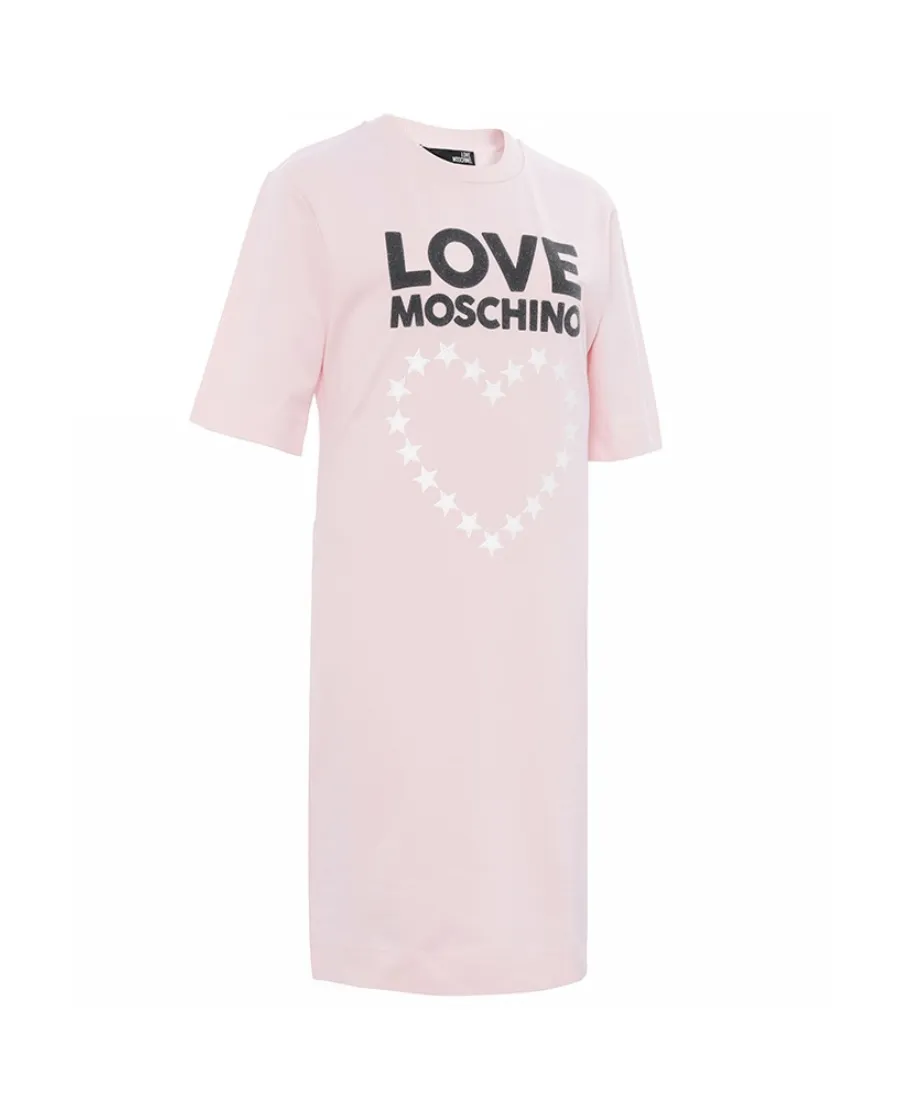 Logo Pattern T-Shirt Dress