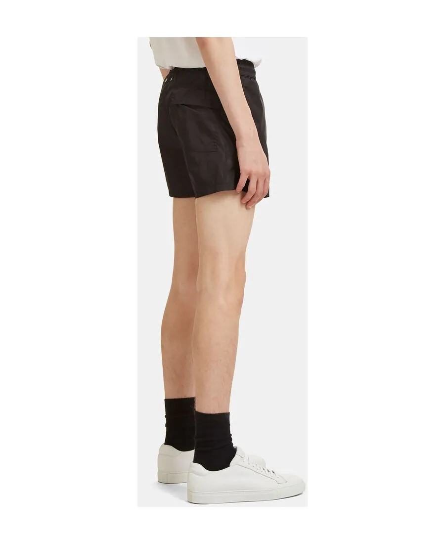 Black Drawstring Beach Pants