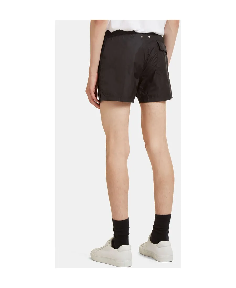 Black Drawstring Beach Pants