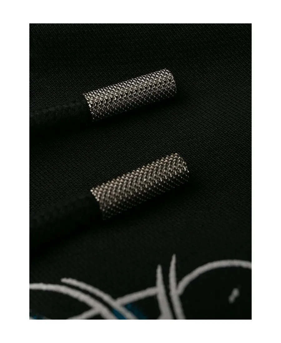 Logo Character Printed Hooded Hoodie