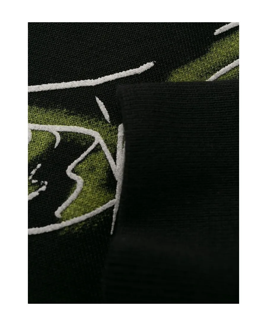 Logo Character Printed Hooded Hoodie