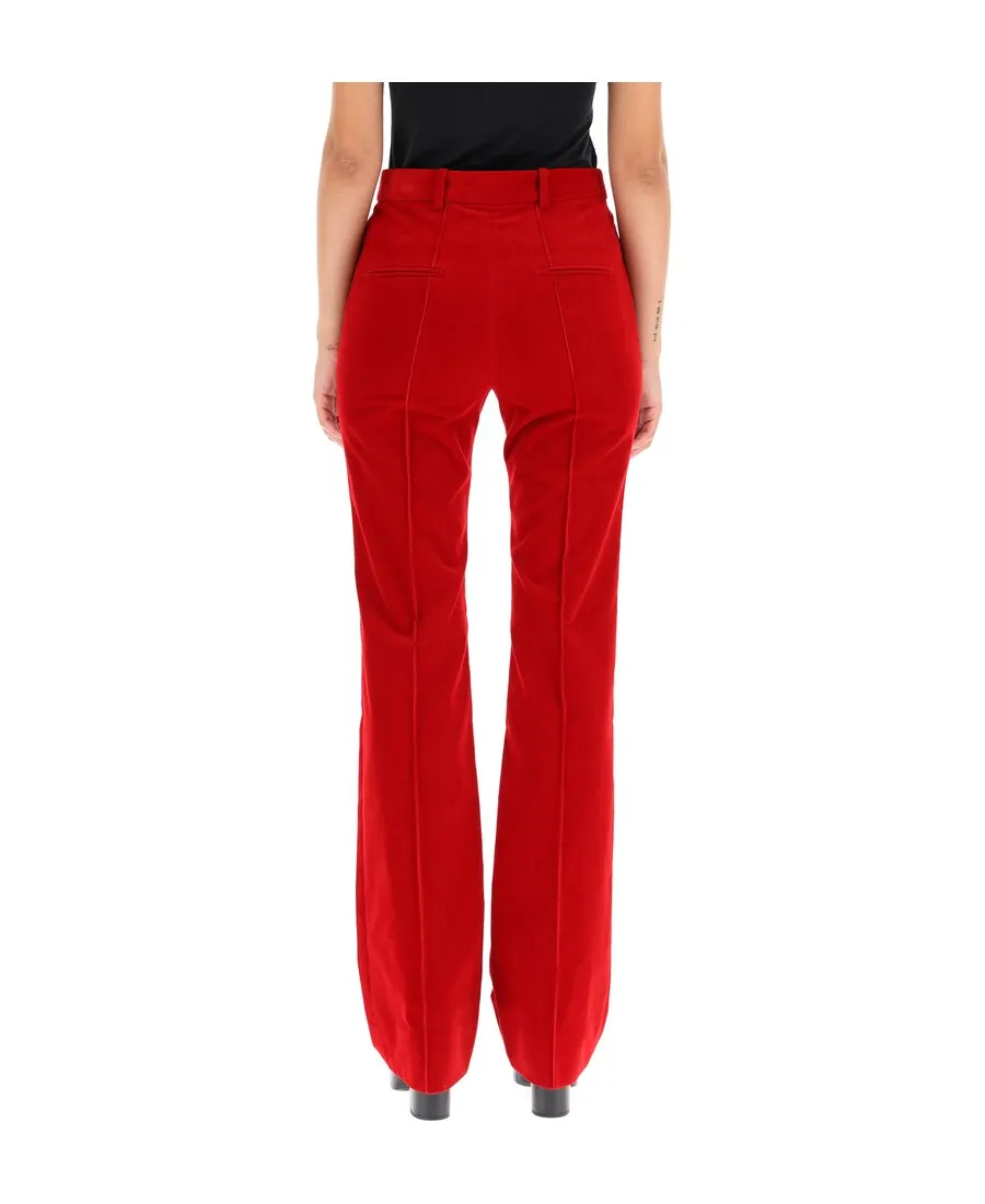 High-Waisted Straight-Leg Trousers