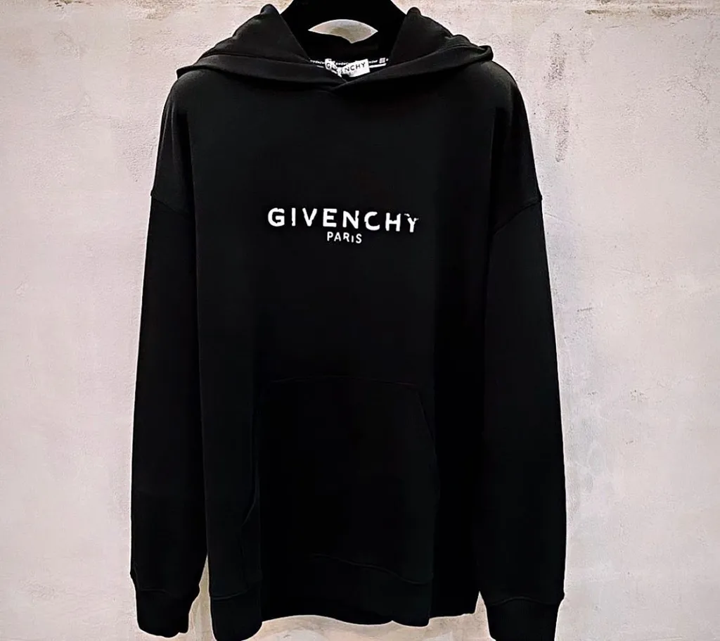 Vintage-Effect Logo Oversized Hoodie