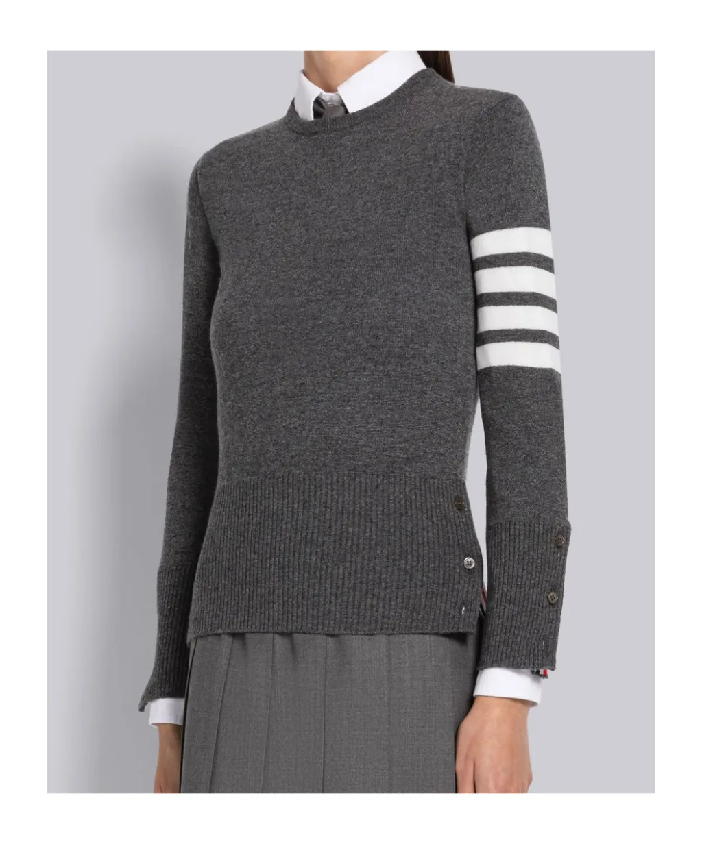 Thom Browne 4-Bar Stripe Sweater