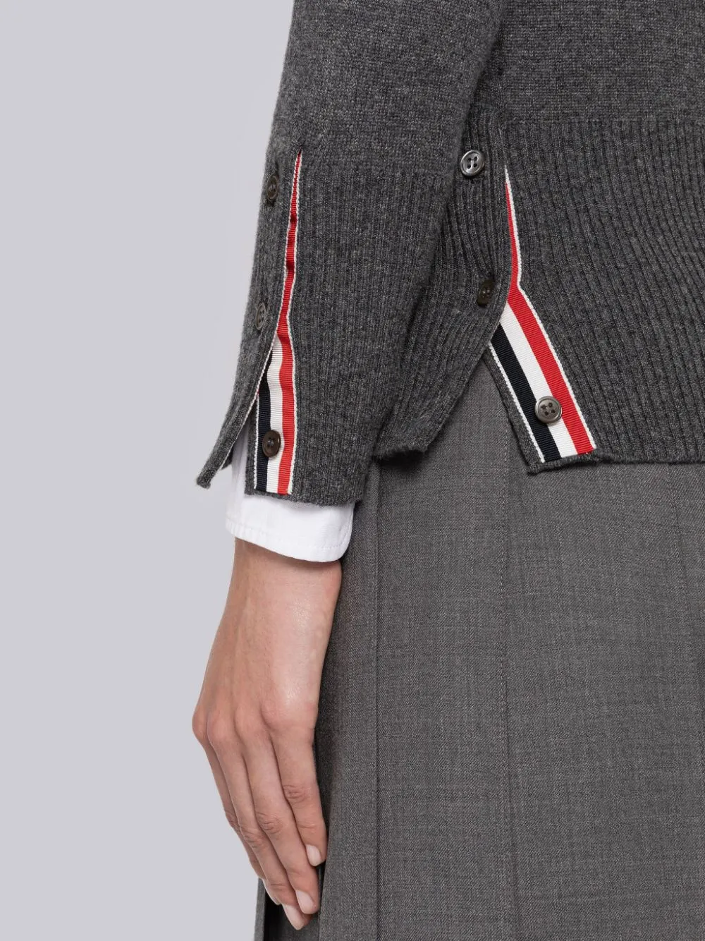 Thom Browne 4-Bar Stripe Sweater