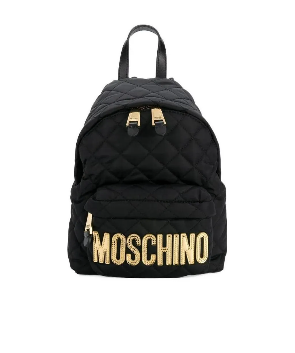 Logo Quilted Backpack
