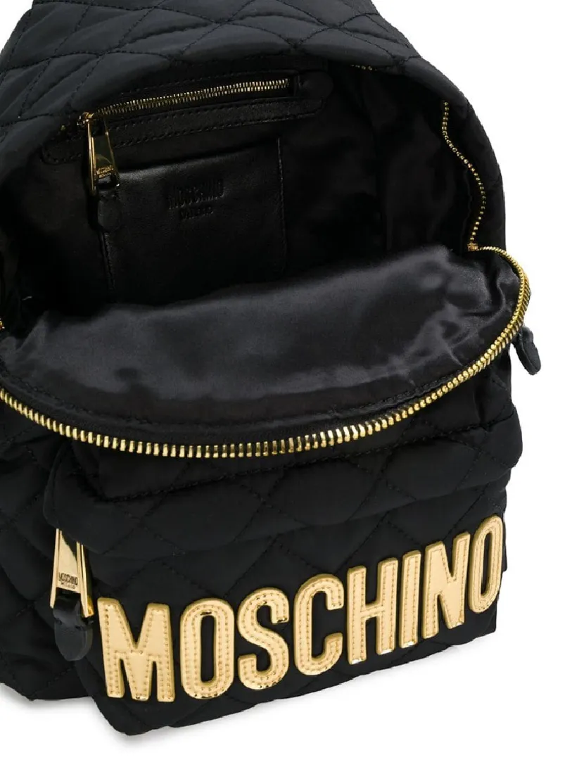 Logo Quilted Backpack
