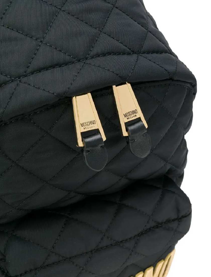 Logo Quilted Backpack