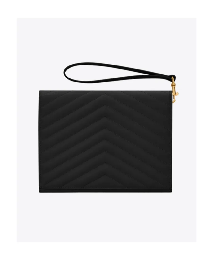 Saint Laurent Cassandre Matelassé Flap Pouch