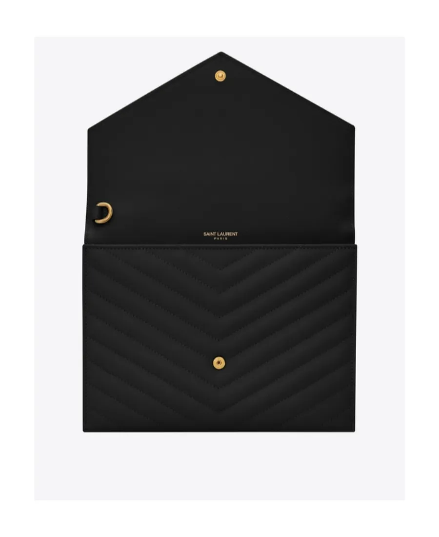 Saint Laurent Cassandre Matelassé Flap Pouch