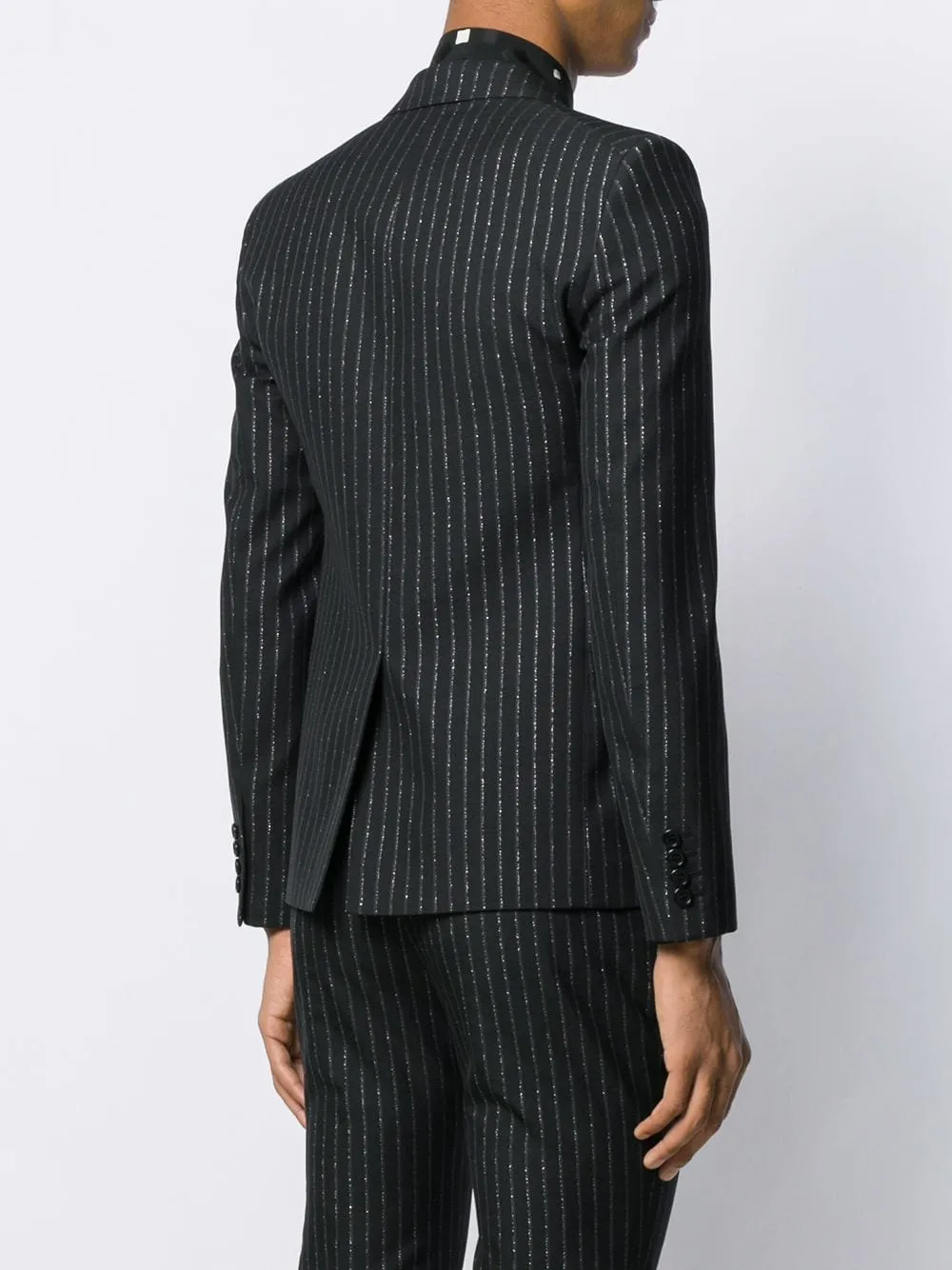 Metallic Stripes Blazer