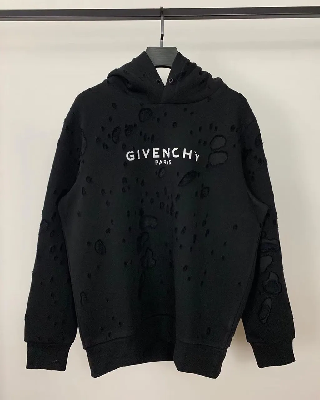Distressed Logo Hoodie