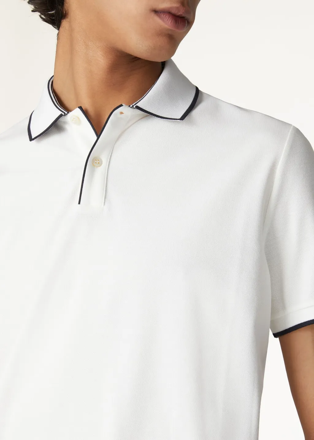 Loro Piana Button Detailed Short-Sleeved Polo Shirt