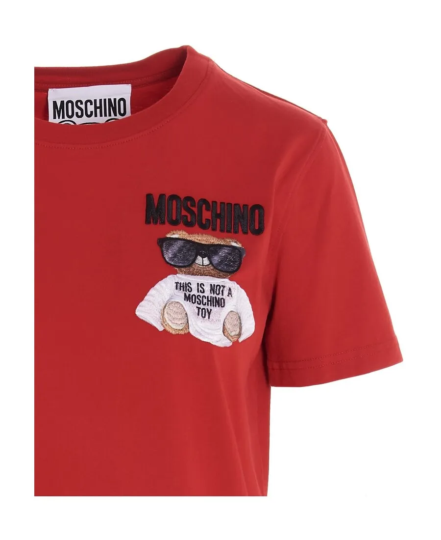 Embroidered Teddy Bear T-Shirt