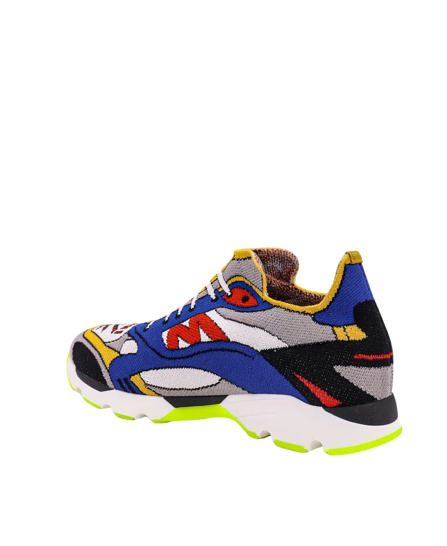 Marni Trompe L'oeil-Printed Round-Toe Sneakers