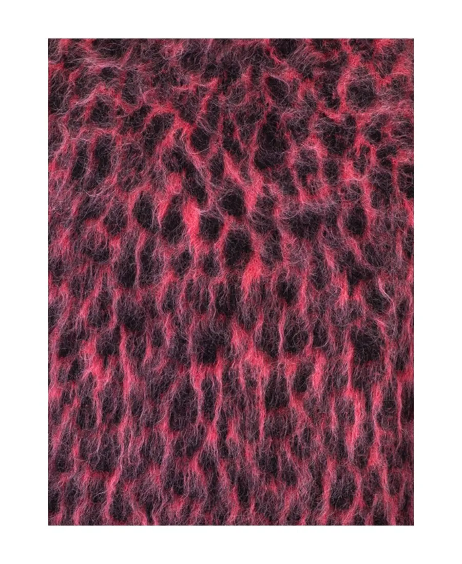 Saint Laurent Leopard Knitted Cardigan
