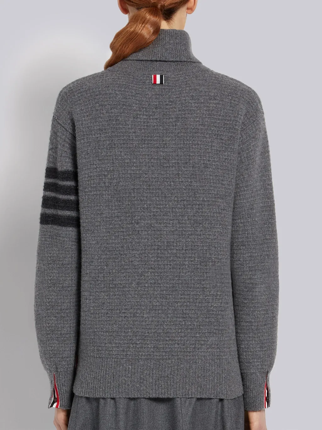 Thom Browne 4-Bar Turtleneck Sweater