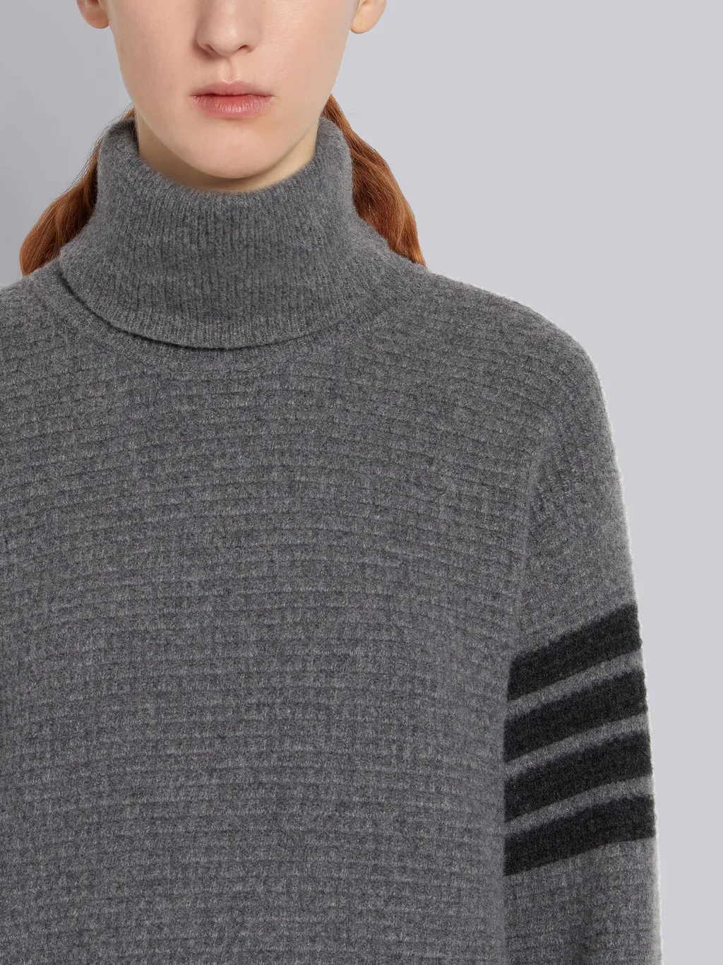 Thom Browne 4-Bar Turtleneck Sweater