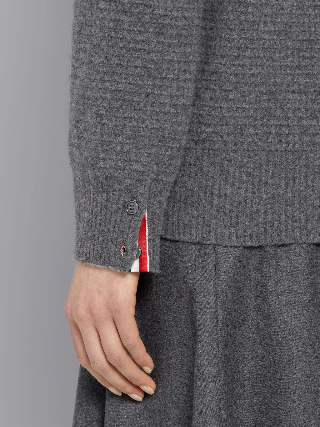 Thom Browne 4-Bar Turtleneck Sweater