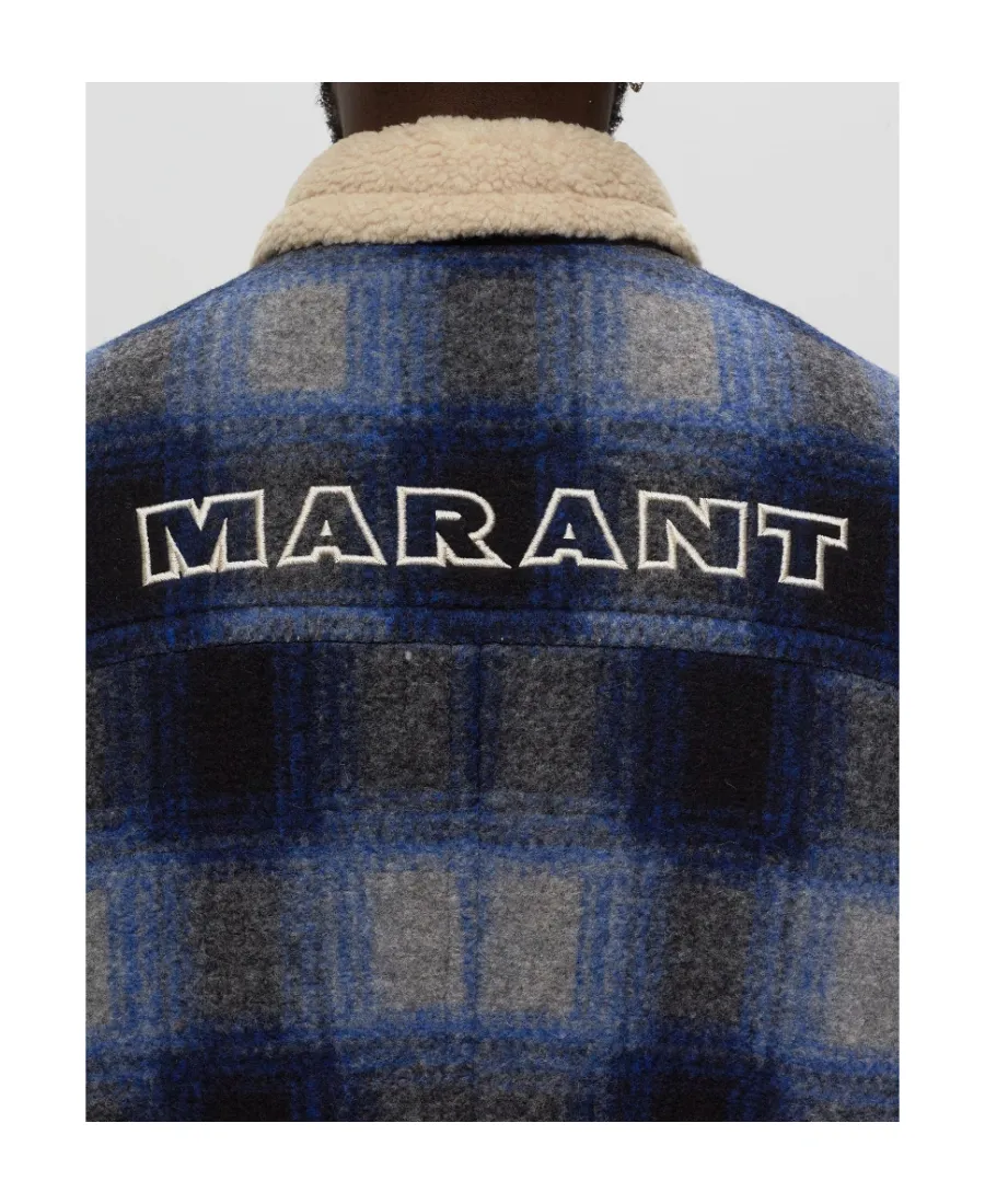 Isabel Marant Plaid Checked Zip-Up Gilet