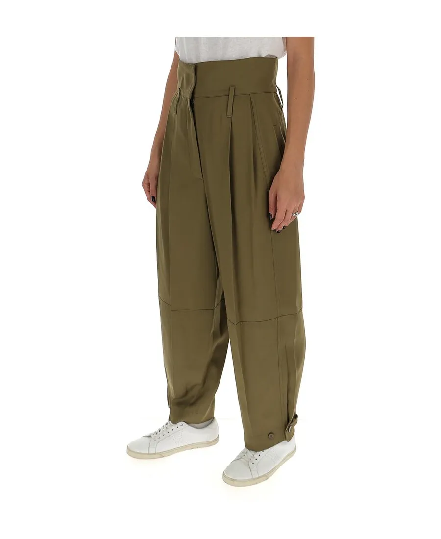 Givenchy High Waisted Military Trousers