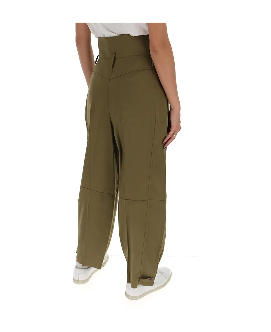 Givenchy High Waisted Military Trousers