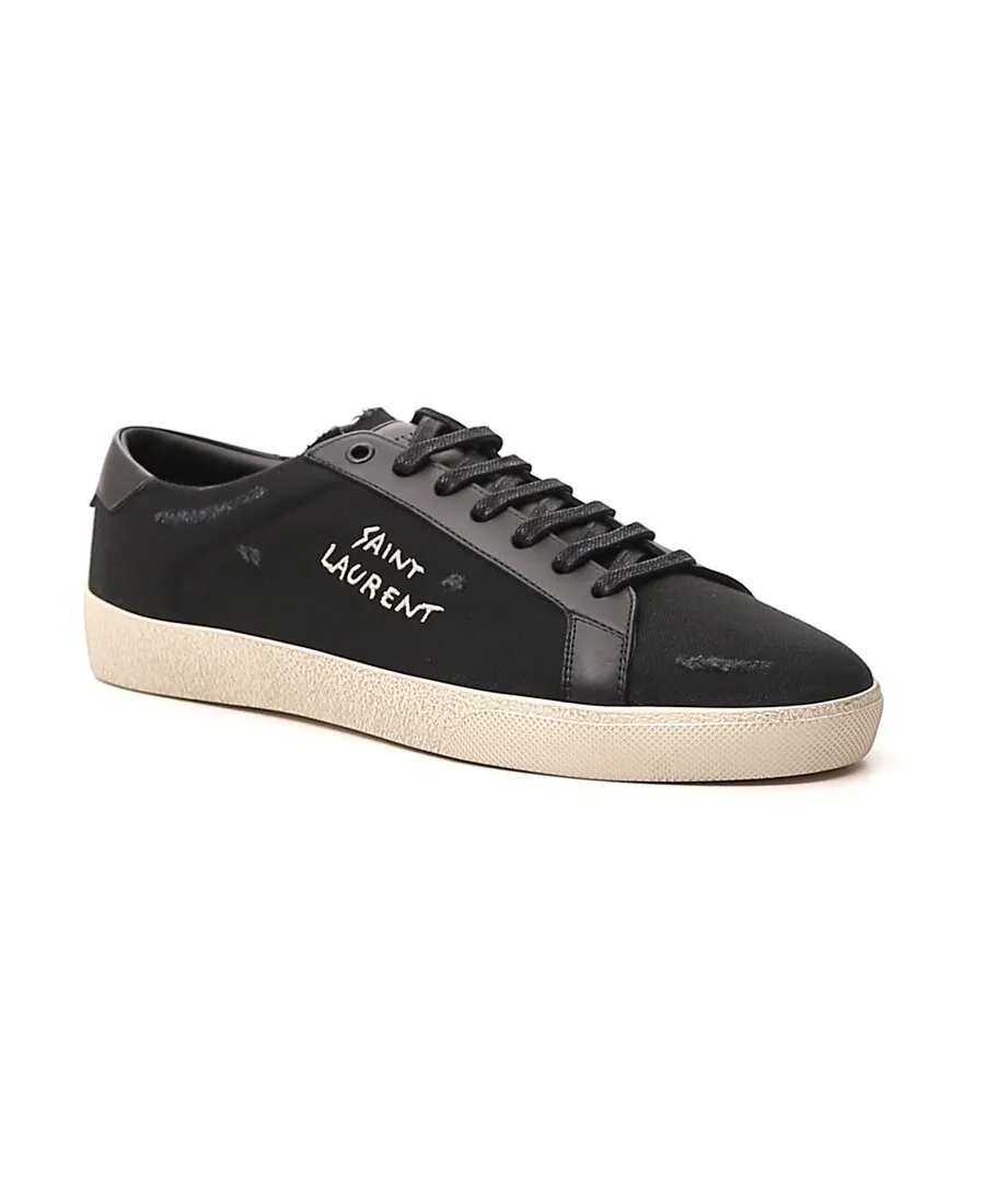 Saint Laurent Court Classic Sl/06 Embroidered Sneakers