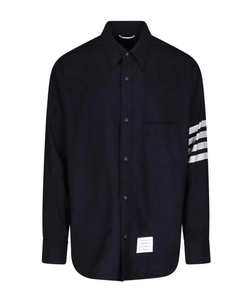 Thom Browne 4-Bar Pocket Shirt