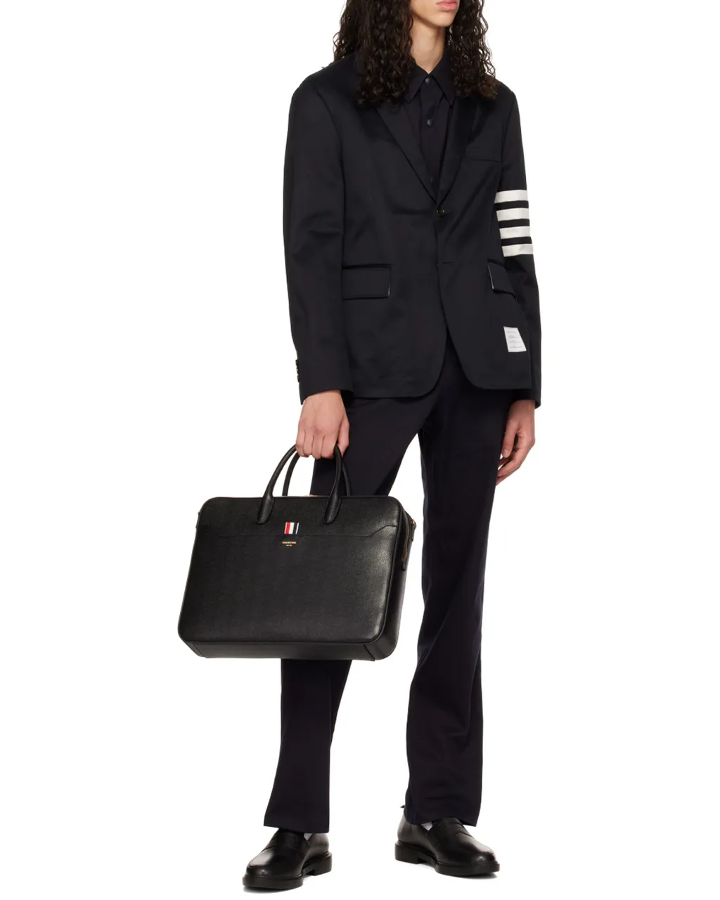 Thom Browne 4-Bar Pocket Shirt