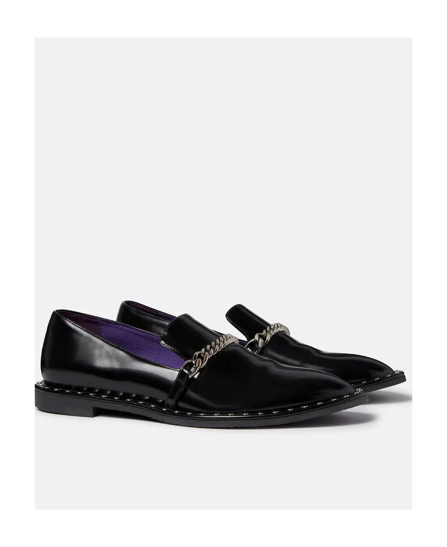 Stella Mccartney Falabella Chain-Linked Slip-On Loafers