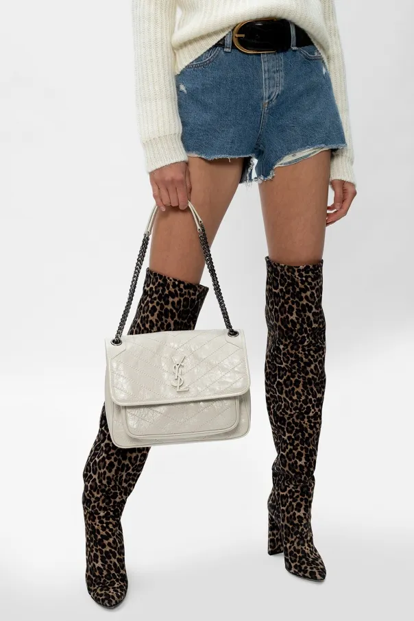 Saint Laurent Niki Chain-Link Medium Shoulder Bag
