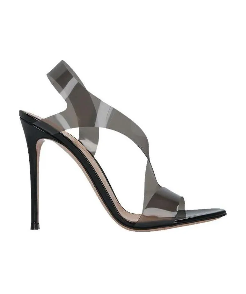 Gianvito Rossi Metropolis Twisted Stiletto-Heeled Sandals