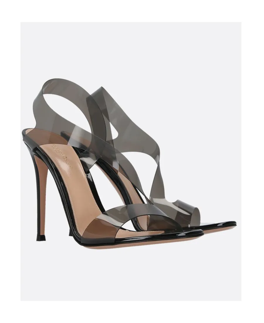 Gianvito Rossi Metropolis Twisted Stiletto-Heeled Sandals