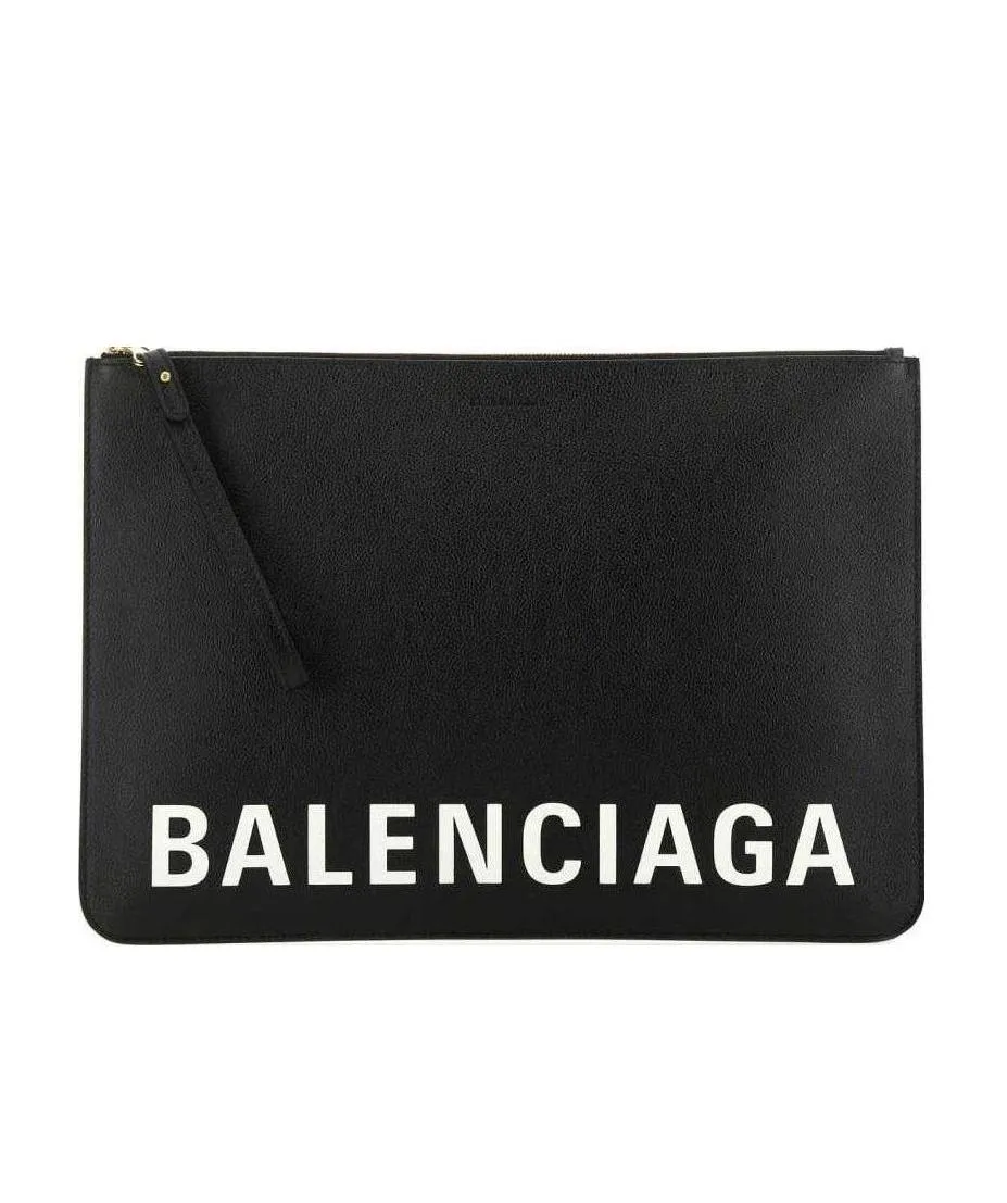 Logo Clutch Bag