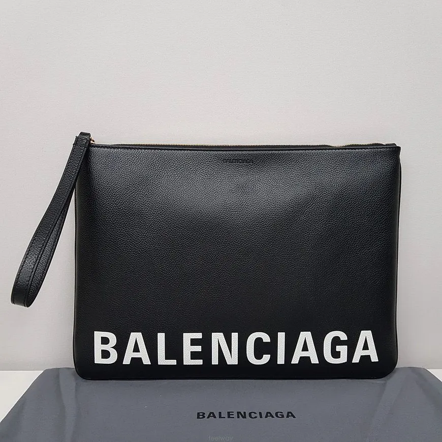 Logo Clutch Bag