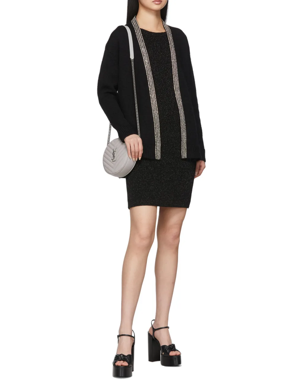 Bead-Embellished Cardigan