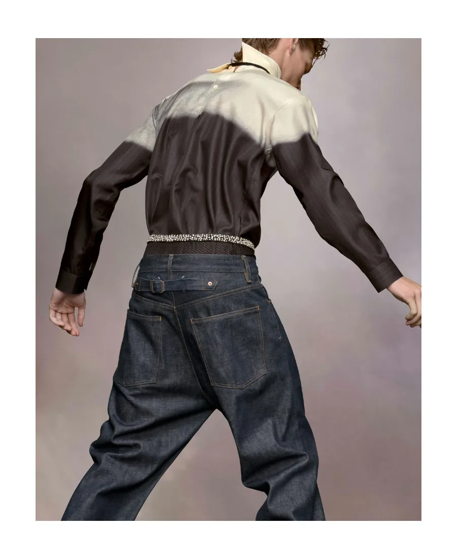 Maison Margiela Trompe L'oeil Printed Buttoned Shirt